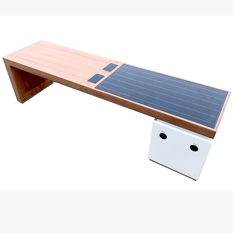 Aurinkoenergialla toimiva puhelin WiFi Access Outdoor Furniture Smart Bench