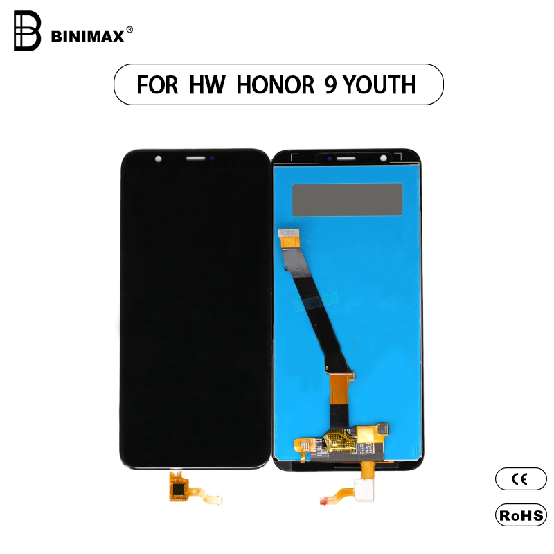 BINIMAX Mobile Phone TFT LCD- näyttö HW Honor 9 Youth näytöstä