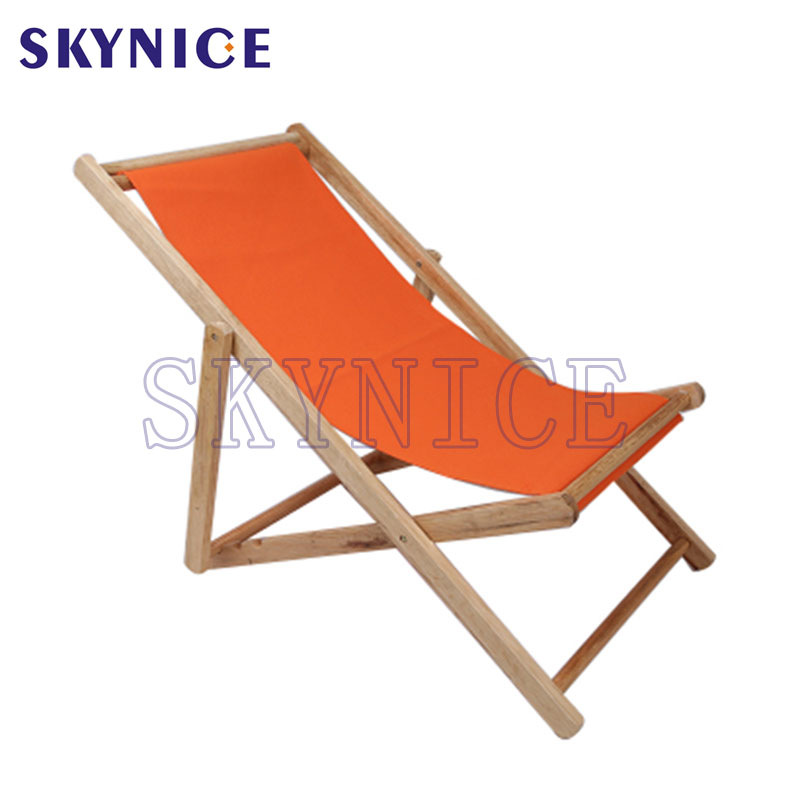 Outdoor Wooden Furniture Antique Fodding Beach Chair