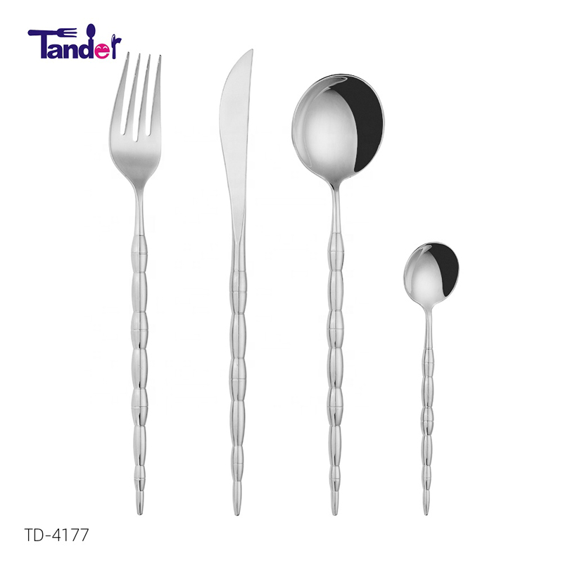 tander new european tyylinen ruostumaton teräs kodin tavarat flatware metal inox ruokailuvälineet