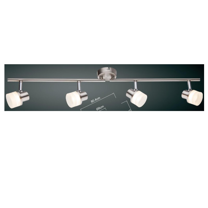 Korkeajännitteinen LED-pistevalaisin-4, sylinterimuovisuojuksella