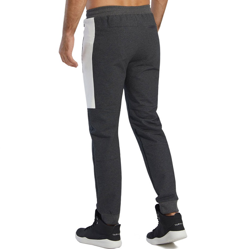 Men\ s Jougers Gym Elastic Close Bottom Workout Athletic Pants with Zipper Pockets