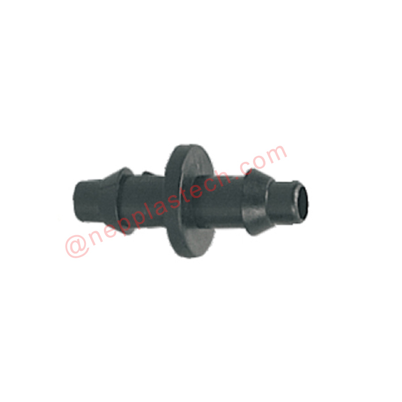 puutarhakastelujärjestelmän kaksipuoliset suoraliittimet 4*7mm letkun kaltereiden liitoskappaleet kukkaruukkujen valuttamiseen