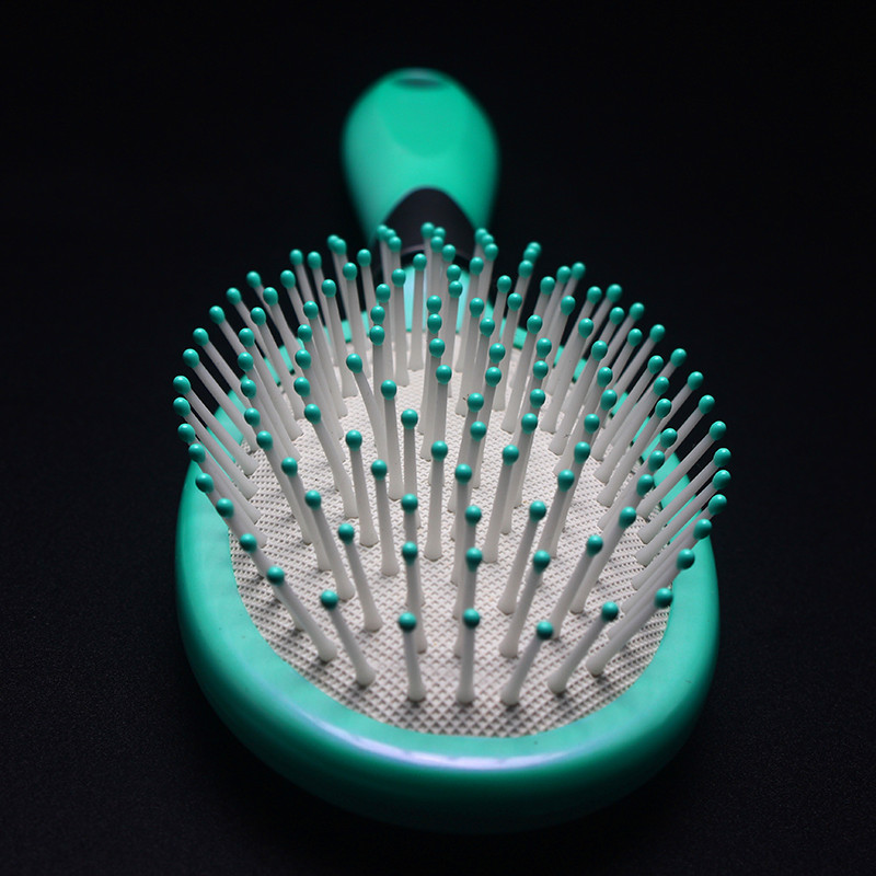 Luxious Depinging Merenneito shell Brush Electrolating Hair Brush Floral Hair Combs Hair Beauty Care Highlight Combs for Hair Clipper