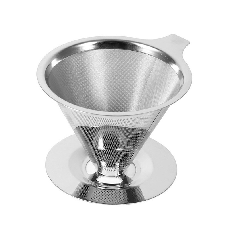 Stainless Steel Drip Reuble Pour over Stand Mesh Coffee Filter
