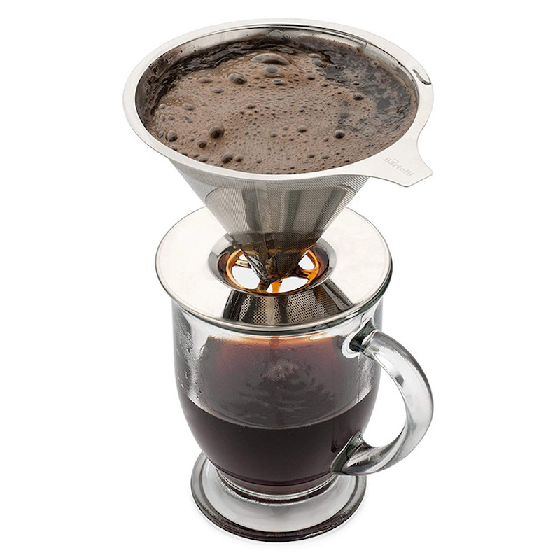 Stainless Steel Drip Reuble Pour over Stand Mesh Coffee Filter
