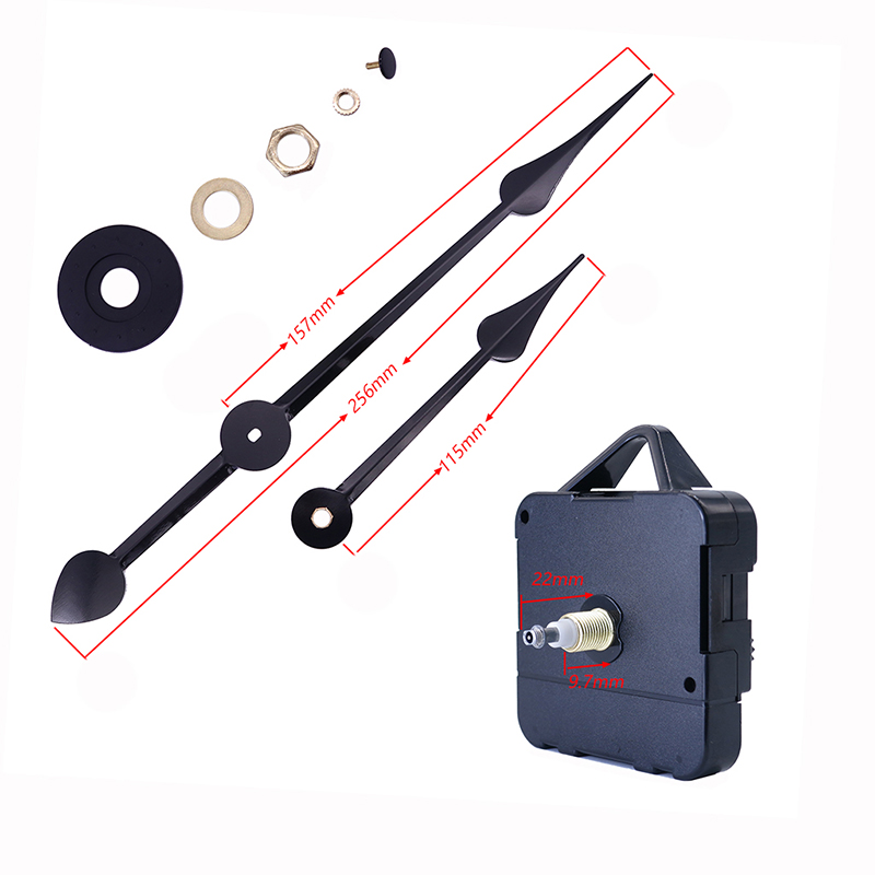 HR1688 15 mm: n kvartsikellokone ja alumiinikellokädet