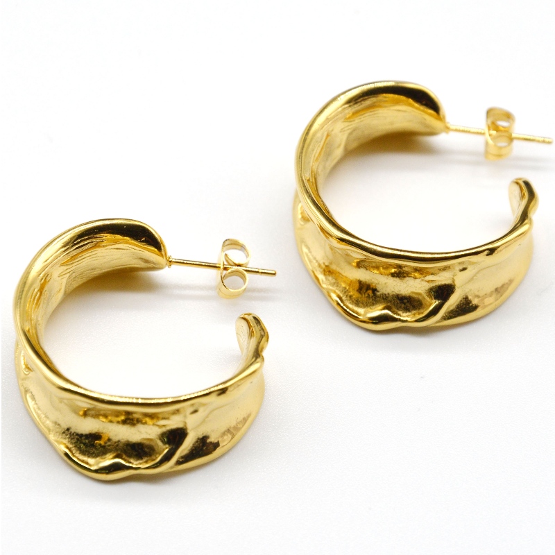 Ruostumaton teräs C-tyypin Earring rfbear0188