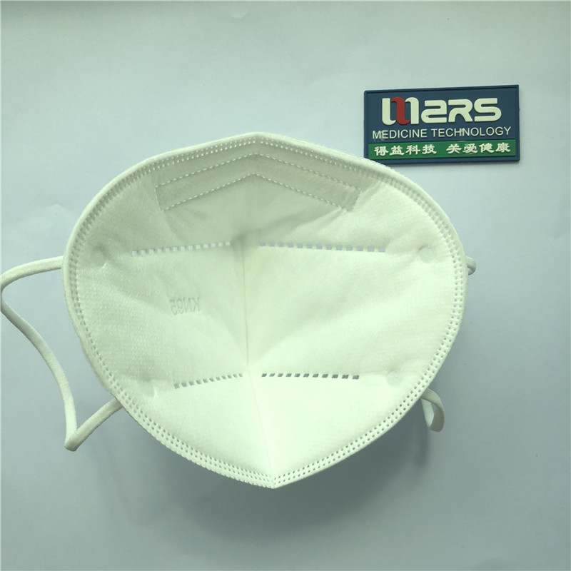 Mukava laatu 5ply pölymaski kasvonsuojaus pöly kertakäyttöinen kasvonaamio kn95