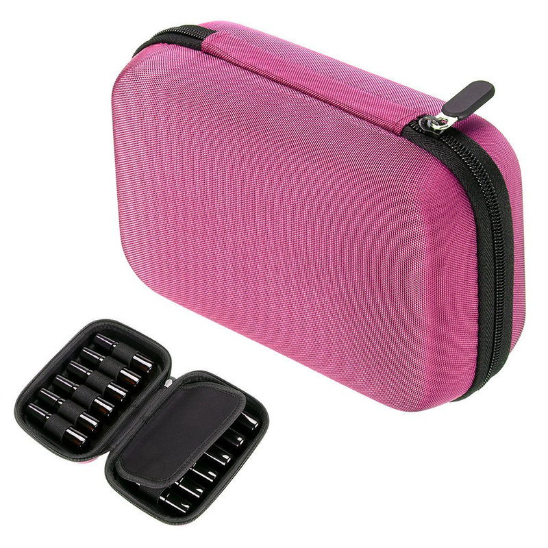 12 ruudukon eteerisen öljypussin olemusöljypullon säilytyspussi vetoketjullinen kannettava eteerinen öljy pakkausrasian säilytyslaatikko