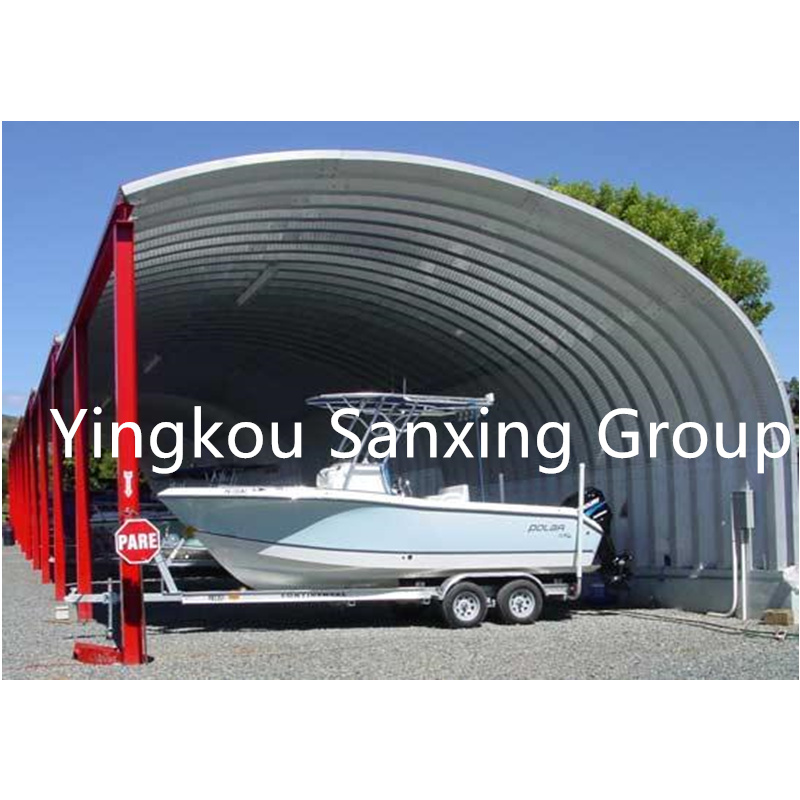 Quonset-monikerroksisen rakennuksen tuotantolinja