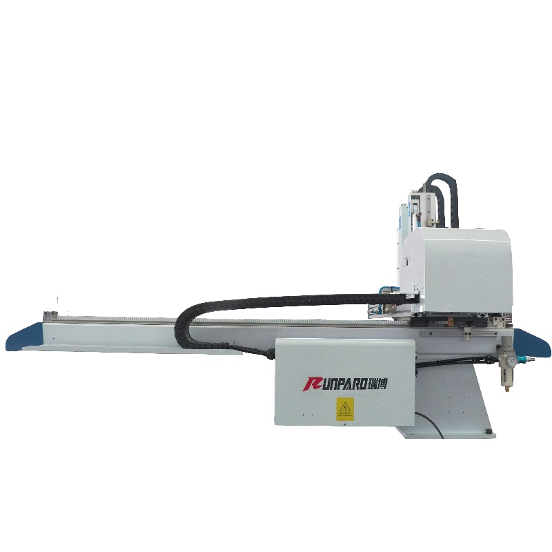 njection Molding cross - walk - sarjan yksiakseliset kaksoisvarsiset robotit