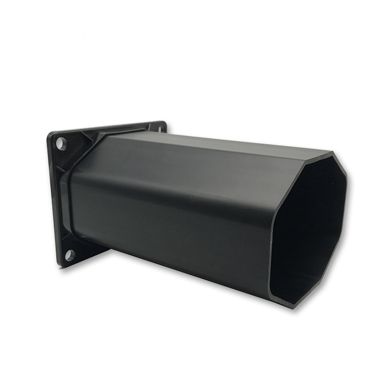 Mukautettu PVC:n muovinen oktagonaalinen putkien lisäputki rantasuihkulaitteita varten