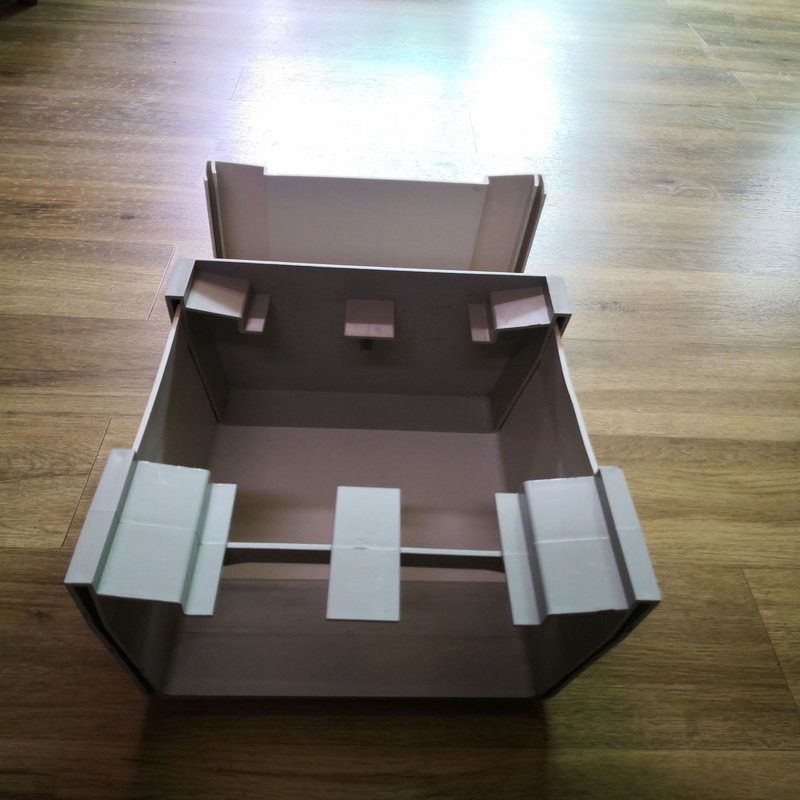 kannettava myrkytön ekstruusio-PVC-muovikouru istuttamattomaan siementen viljelyyn