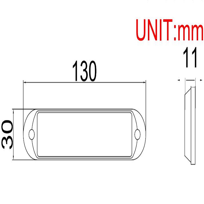 LED18W Slim Varoitus Valopää