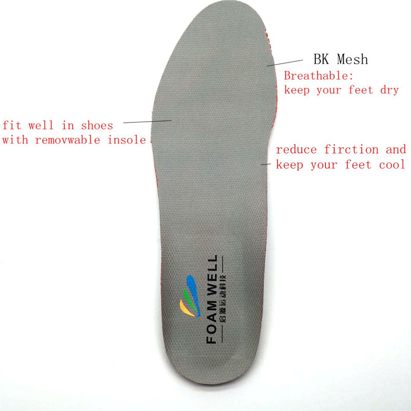 2020 Modern Design Comforable EVA Flat Feet Arch Support Insole Ortotic