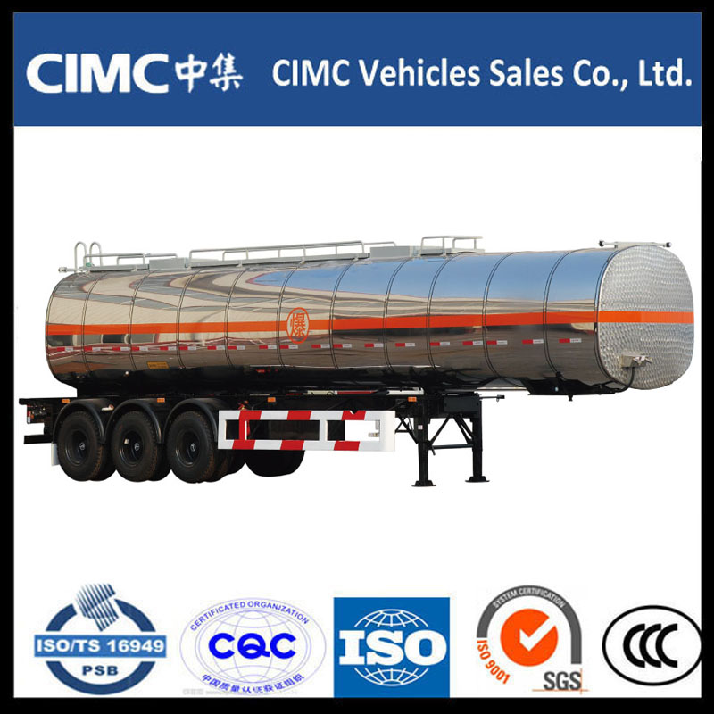Korkealaatuinen CIMC Fuel Tank Semi Trailer