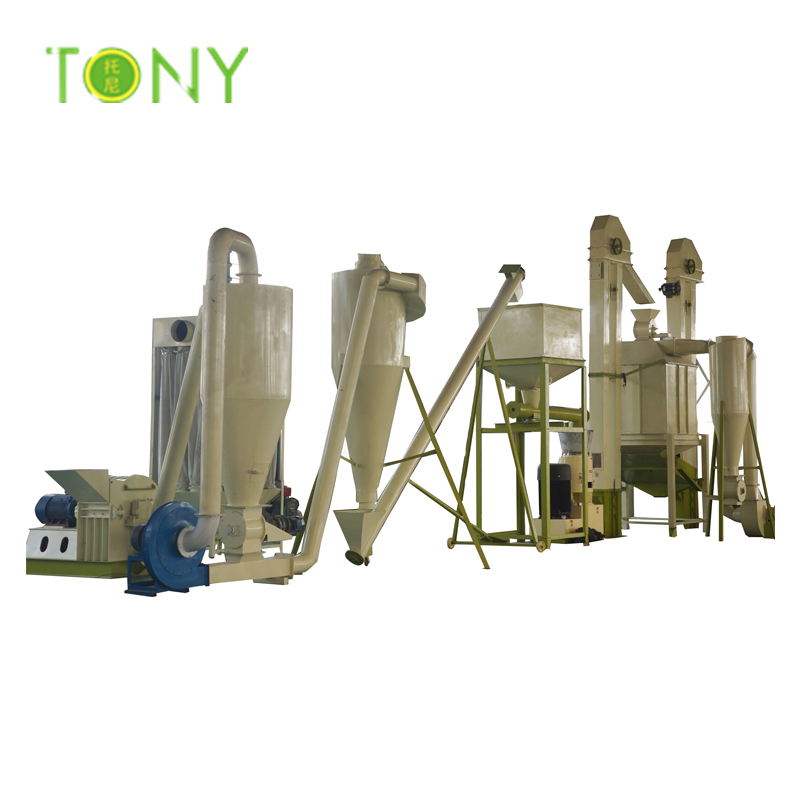 Biomassapellettien tuotantolinja