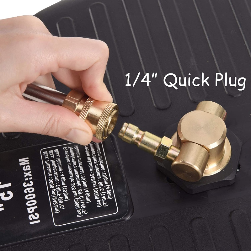 pesukoneen pintapuhdistimen kiinnitys 1\/4 pikaliittimellä