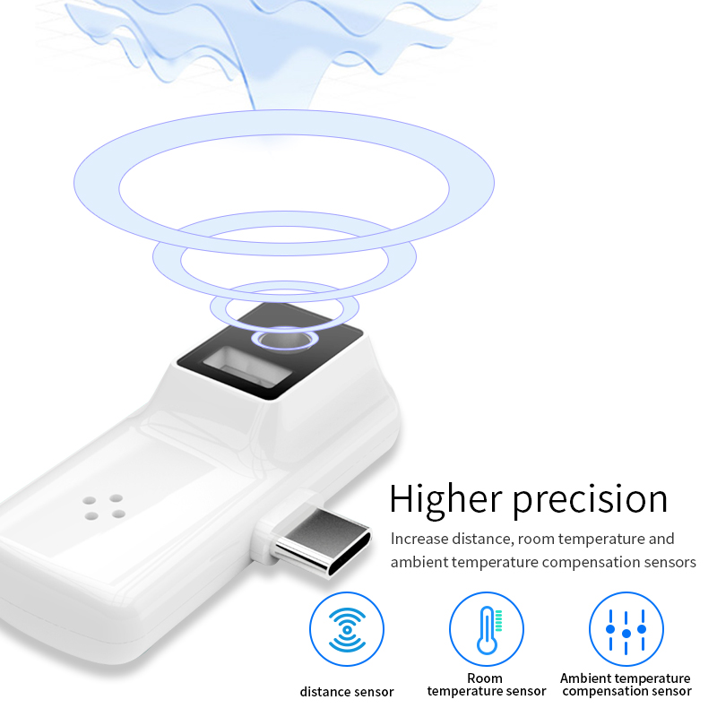 Uusi tuote: Kannettava älypuhelimen lämpömittari helpottaa kosketuksettoman tarkan mittauksen tekemistä.