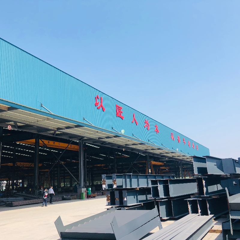 China Steel Structure Factory Framed Commercial Office Building, Structural Steel Truss Prefab Construction with Dragging