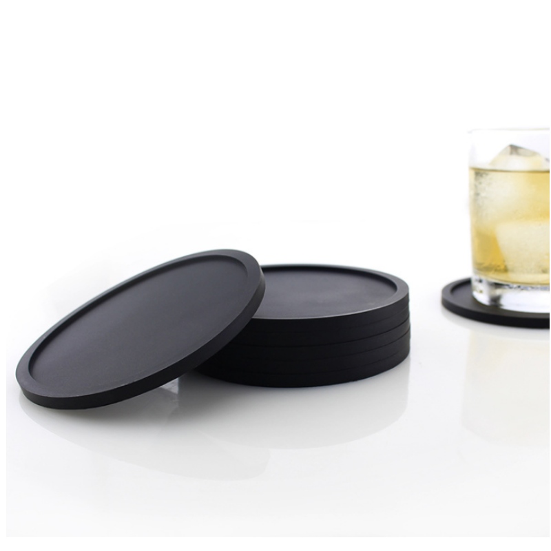 10 pyöreää paksunnettua lasinalusta