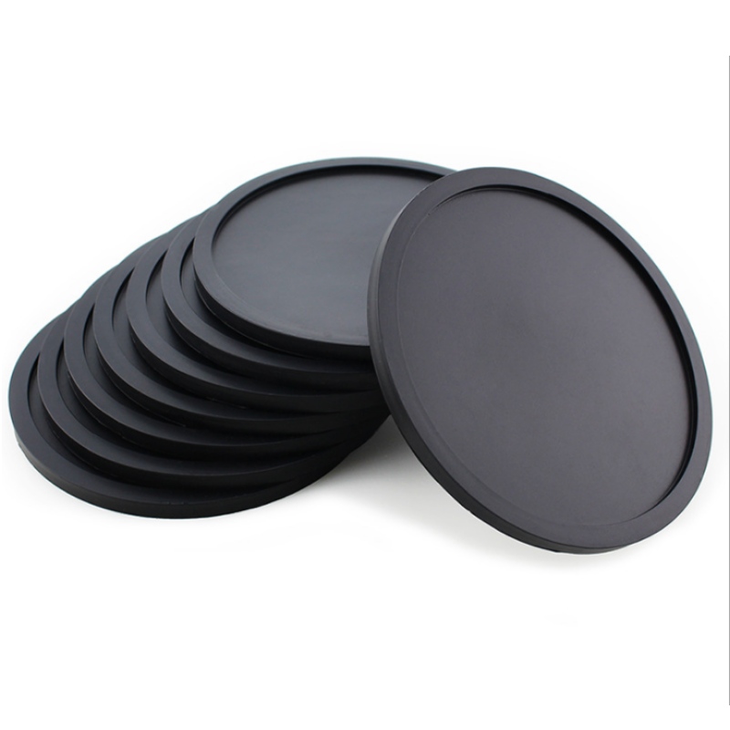 10 pyöreää paksunnettua lasinalusta