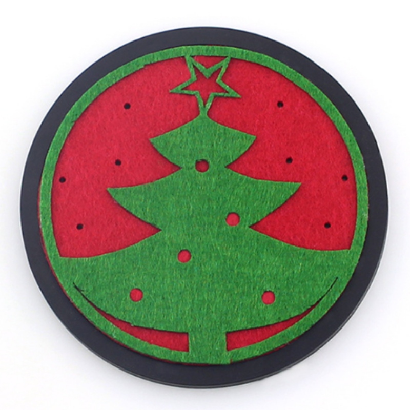 10 pyöreää sakeutettua joulupuusta