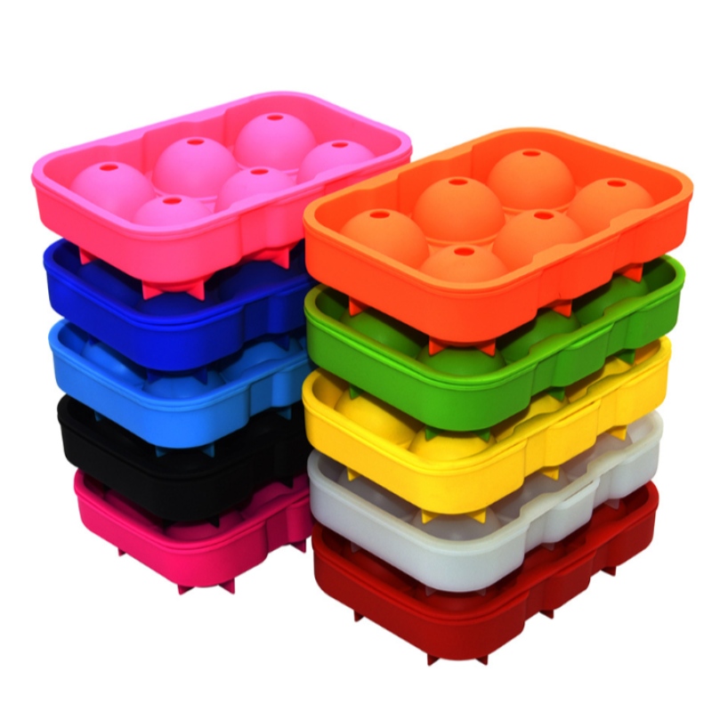 Erityinen jäämalli 10-väriselle spot-viskille 6-reikäinen jääkiekkomuotti pyöreä vesitiivis jääpalakone