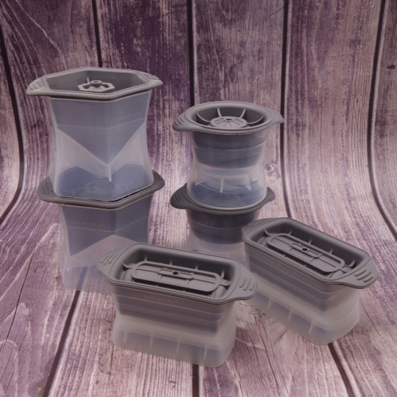 Muovinen jääkiekon silikonimuotti muovinen pikajäädytetty jääkiekko pyöreä pikajäädytetty silikageeli jääkiekkomuotti