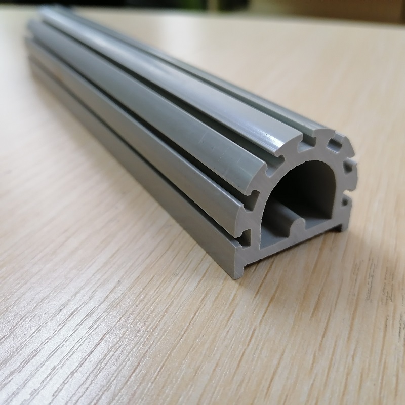 Epätyypillinen mittatilaustyönä valmistettu PVC-profiilitehdas pvc-teollisuusprofiili pvc D -profiili