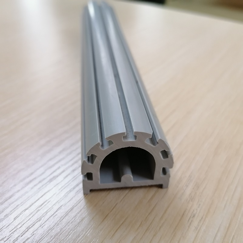 Epätyypillinen mittatilaustyönä valmistettu PVC-profiilitehdas pvc-teollisuusprofiili pvc D -profiili