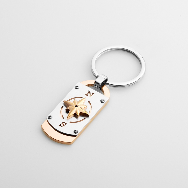 Tukku muotiasusteena kaksisävyinen riipus avainketju Sea -sarjan kokoelma