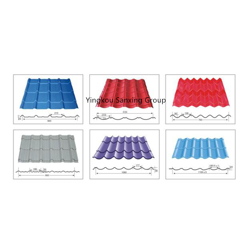 Lasitettu laattapohjainen Roll Forming Machine