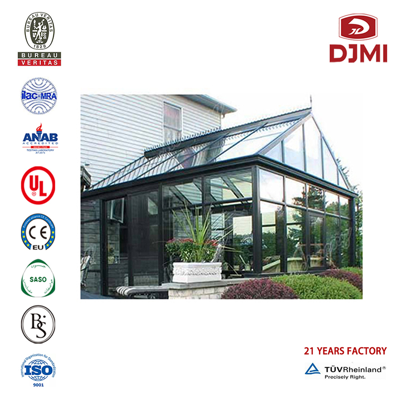 Sunroom Flat Roof Winter Greenhouse Laminoid Glass Aluminium Sunwors New Design Room Sun House Insulated Glass Wind Product Aluminum Sunroom Sundom Brand New Hot-myynti Enclosure Sundom Aluminum Frame Flat Roof and Fodding Green Door House