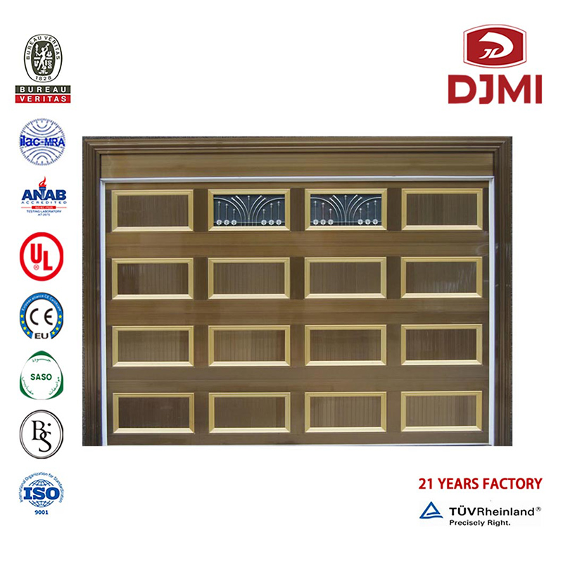 Brand Electric Roller Shutter Used Commercial Extricial Glass New Garage Door Hot myyjä Wood Grain Rolling Door Manufaction Garage Doors Multical Aluminum Rolling Door Prices Kaupalliset autotalliovet