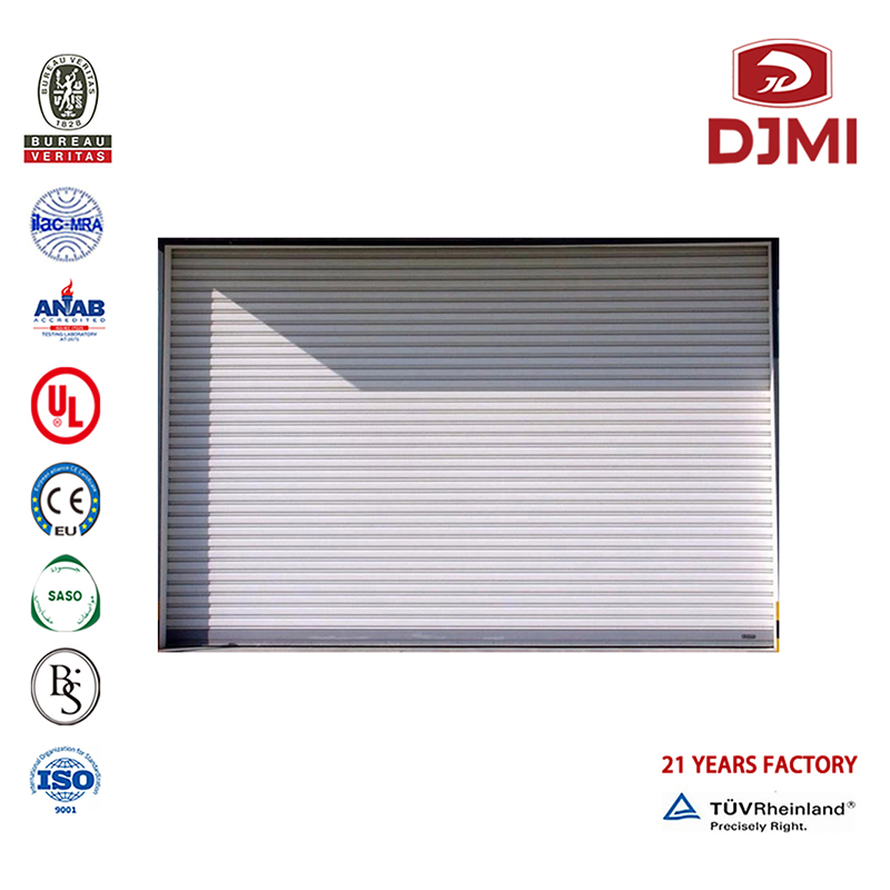 Muokkaa alakohtaista Anti Theft Panel Garage Door Multicall High Quality Shades Clear Vision Garage Door Professional Sliding Factory Garage Door with Galss