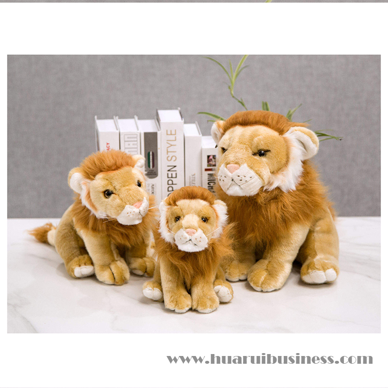 Plush fur lion lelu/eläinnukke/pehmolelu