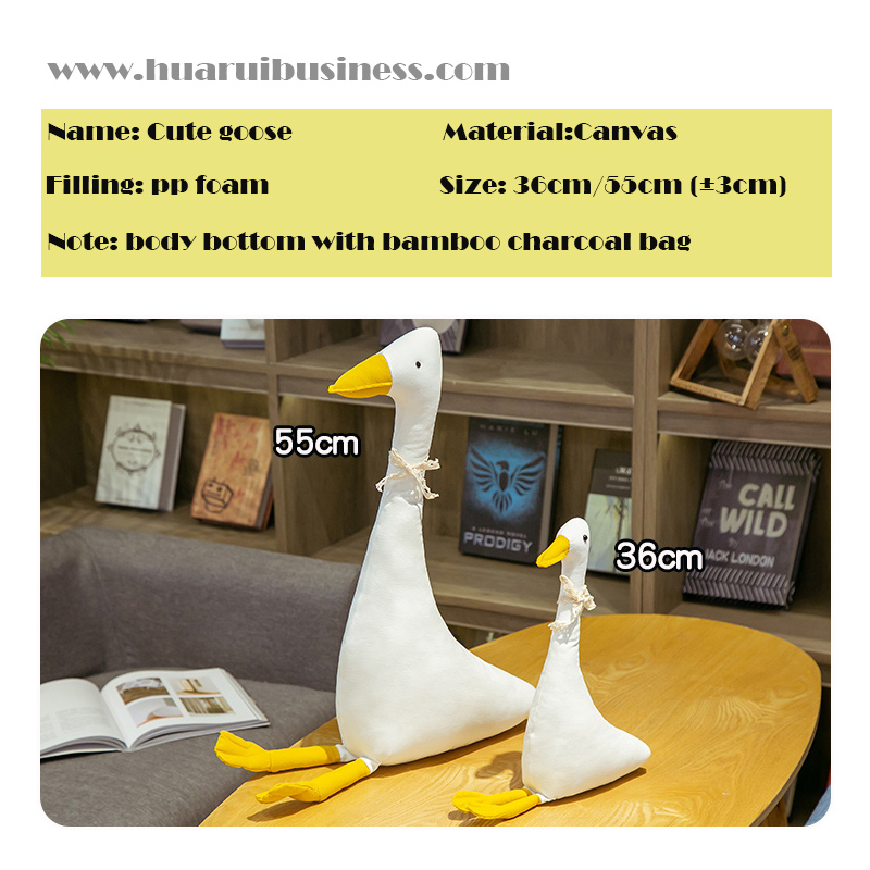 Canvas white hanhes toy/plush doll/home sisustustarvike