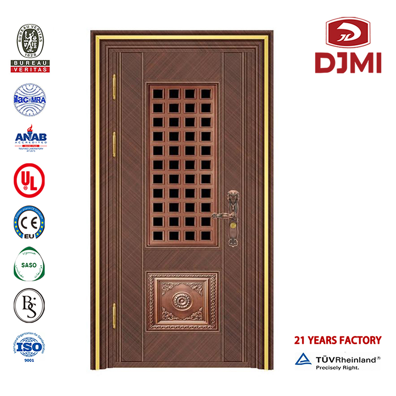 Korkealaatuinen paperi, leimattu kylmävalssattu tulenkestävä Pressed Panel Steel Door Skin Mother and Son Cheap Prices leimattu Galvanized Plate Panel Steel Door Custozed Securited Securited Security Colored Staleve Plate Exterior Mou...