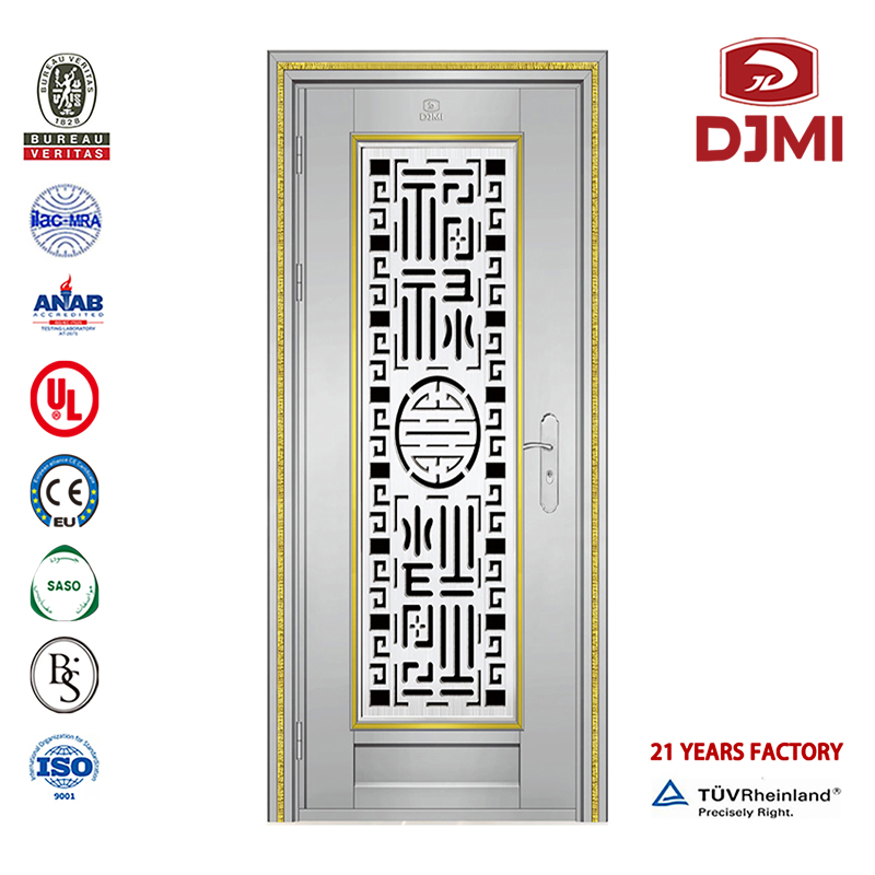 Handle Lock Stainless Steel Chinese Factory Security (Bd) Grill Stainless Steel Main Designs Double Door SS China House Design Commercial Double Exterior Doors Designs Top Quality Stainless Steel Door