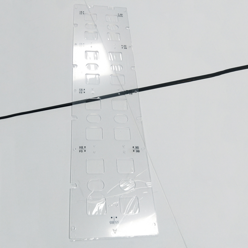 BOPU Tukku Akun eristyskotelo 3.1MMPC Läpinäkyvä lauta Virta-akun moduulin kansi