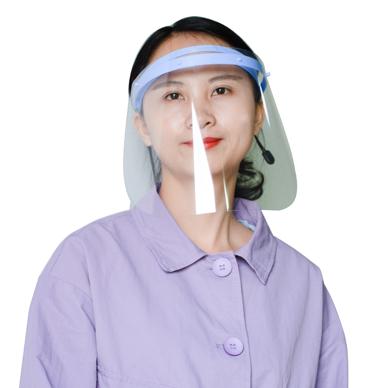 DIN EN Spatter Protective Face Visor Läpinäkyvä Tyhjä Shield Face Shield Antisumu