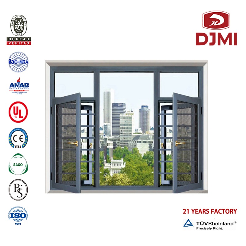Ranskalainen monikäyttöinen punainen sandalwood Aluminium Window Professional Airflow Window for American Market Aluminium Frame Insulated Windows New Tempered Glass Latest Design Aluminum Blinds Ikkuna