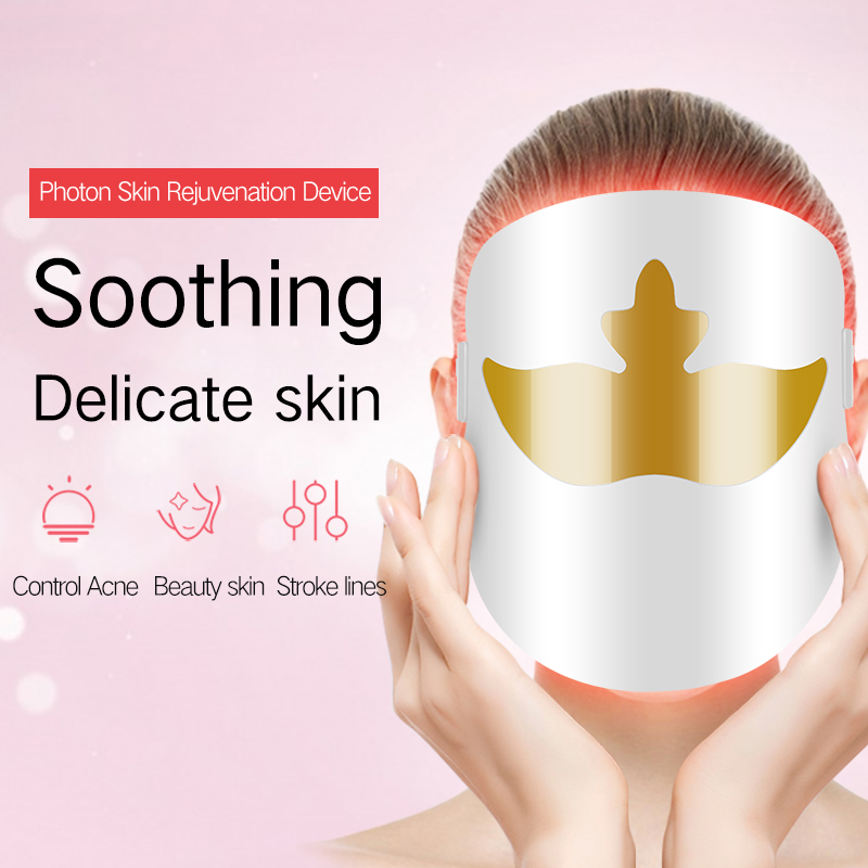 Valmistus Syöttö LED PDT Beauty Mask Smart Lifting Uudistus kasvojennaamio Magneettinen terapia Kehys Mask Portable Age-Anti-työkalu