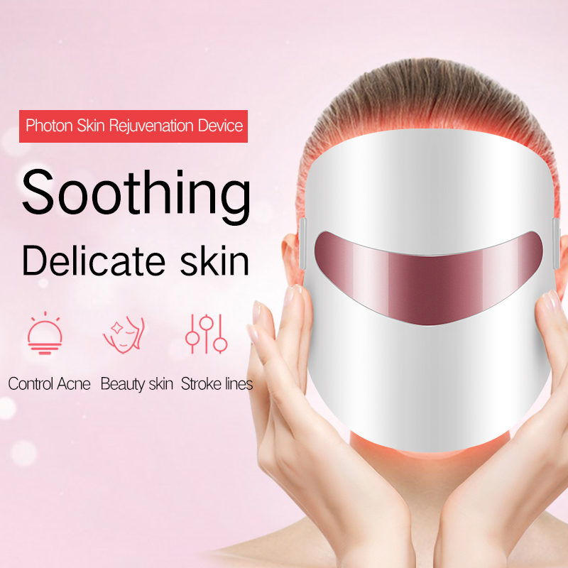 Korea Design LED PDT Beauty Face Mask Professional Beauty Salon 3 Väri Photon PDT Red LED kasvot Light Therapy Beauty Mask