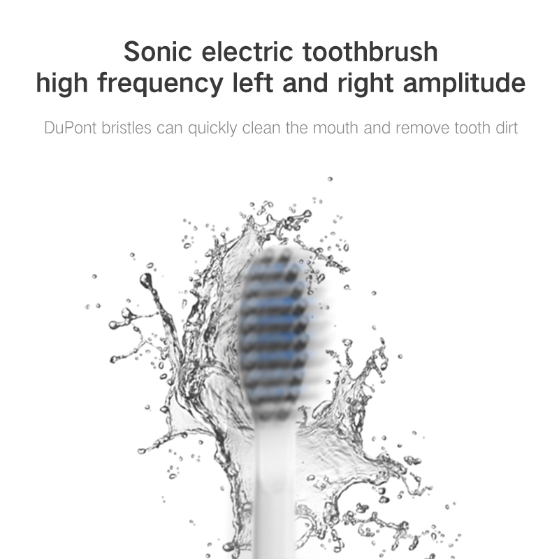 Kuuma aikuinen suullinennano sonic voimakas ladattava älykäs sähköhammasharja hammashoito