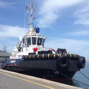 Vedenpitävät merilaiturin laitteet Vetävän aluksen puskurit