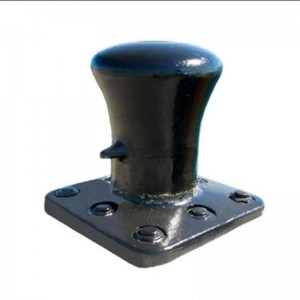 Cast Iron Steel Single/Double Bitt Bollard Iron Mooreng Bollard Dock Yard Dolphin Ship Yard