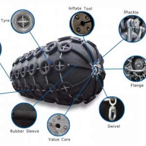 Yokohama tyyppi Marine Pneumatic Rubber Fender